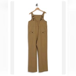 SALVATORE FERRAGAMO Cotton Linen Blend Overalls Size 34 US (50) NWT